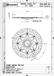 Brembo Racing BREMBO UPGRADE T-Drive Kerek Úszó Fék Tárcsák - párban BREMBO RACING Futómű és fék alkatrészek Féktárcsák - motomotors - 472 037 Ft
