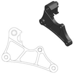 Moto Master Féknyereg tartó Moto Master Supermoto Street 320mm KXF 2006 után Moto Master Futómű és fék alkatrészek Fékmunkahengerek, féknyergek