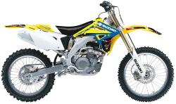 BLACKBIRD Dream Graphic 4 teljes grafikai készlet Suzuki RM-Z450-hez BLACKBIRD Vázak, idomok, kiegészítők Idomok, burkolat elemek