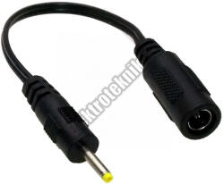  92779 DC adapter kábel. DC dugó 2, 5/0, 7mm-DC aljzat 5, 5/2, 1mm
