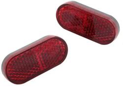 SHIN YO piros, lekerekített prizma, M5 csavar, 50x22 mm SHIN YO Bicikli alkatrészek Kerékpáros kiegészítők Kerékpár világítások és visszaverők