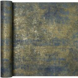 Erismann Tapéta Elegáns Püré Beton Utánzat Arany És Sötétkék Flizelin (10438-02)