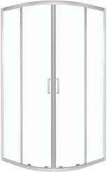 Kerra Aruba 80 króm íves zuhanykabin tálca nélkül (ARUBA-80-CHR-SOLO) - kerra