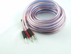 KáCsa Audió KS-11275- - hangfal kábel pár - 2x2m Egyedi szerelés