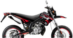 Stage6 Grafikai Készlet Derbi X-Treme 2006 - 2010 Stage6 Piros Stage6 Vázak, idomok, kiegészítők Idomok, burkolat elemek