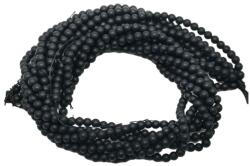  Onix Negru Rotund Mat 2-2, 8 mm Margele Pietre Semipretioase pentru Bijuterii