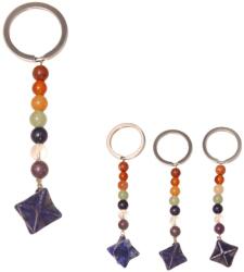  Breloc Lapis Lazuli 10 cm Copacul Vietii cu Pietre 7 Chakre 1 Buc