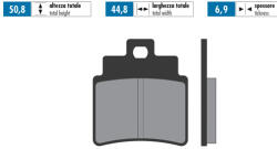 Polini Fékbetétek Eredeti Sym GTS Polini Futómű és fék alkatrészek Fékbetétek (tárcsafék)