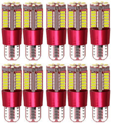 Autolife T10-3014-27SMD 10db-os T10 helyzetjelző - fehér - 12V CANBUS (19186) - autolife