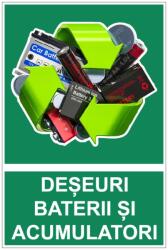  Sticker indicator Deseuri Baterii si Acumulatori
