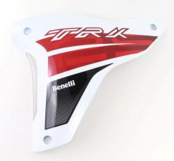Benelli 65402N30001Z bal oldali külső burkolat fehér, matricával Benelli Vázak, idomok, kiegészítők Idomok, burkolat elemek