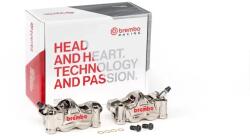 Brembo Racing BREMBO UPGRADE GP4RX pár - 100 mm féknyergek (CNC megmunkált - krómozott) (betétekkel) BREMBO RACING Futómű és fék alkatrészek Fékmunkahengerek, féknyergek