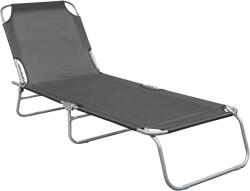 Linder Exclusiv Kerti Állítható Fekvőágy Szürke (GM4001DG)