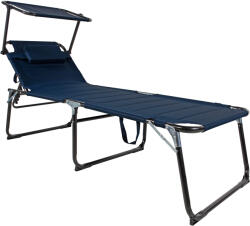 Linder Exclusiv Kerti fekvőágy XXL napellenzővel Sötétkék (MC4400DBSD)