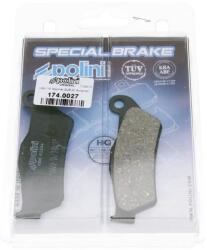 Polini organikus fékbetét - MBK Skyliner, Yamaha Majesty, Piaggio X9, Gilera Nexus, GP800, Suzuki UH Burgman 125, 150 Polini Futómű és fék alkatrészek Fékbetétek (tárcsafék)