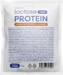BrainMax Proteină fără lactoză, Unt de arahide cu ciocolată și caramel, 35 g, MOSTRĂ Concentrat de zer fără lactoză, arahide cu caramel și ciocolată, …