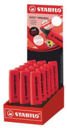 STABILO Szövegkiemelő display, 2-5 mm, STABILO "BOSS original", Stabilo piros (70/15-7) - iroszer24