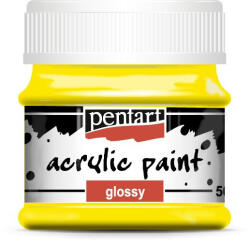  Fényes akrilfesték, 50 ml - sárga