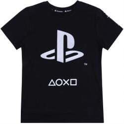  Fekete póló ezüst PlayStation nyomással (2103809_1213)