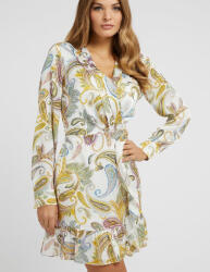 GUESS mini ruha, Size S, fehér, mintás, hosszú ujjú (573620)