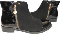 Ulmani Divatos Lakk bakancs Ulmani Shoes 21734 Fekete R40 (21734)