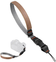 K&f Concept fényképezőgép csuklópánt gyors kioldással, barna-szürke