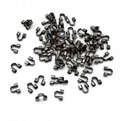  Védőbilincs sárgaréz zsinórhoz 5x6x2mm 80db/5g (13WB14862)