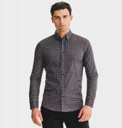Pako lorente Barna karcsúsított férfi ing mikro mintával Pako Lorente, S-es méret