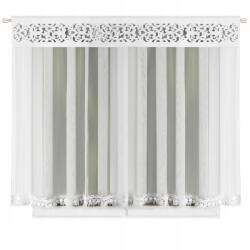  Fátyolfüggöny fehér áttört gipiura egyenes klasszikus 160x200 (LG 317)