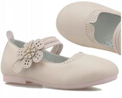 Apawwa Rózsaszín Elegáns Balerina Cipő R. 22 Bőr Profil P2-74 (MC270 / MC271 PINK II)