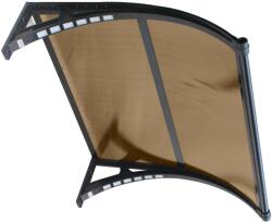 Fabricadetuica Copertina cu LED, 100x150 cm, Policarbonat, Panou Solar 3W, Senzor de Miscare