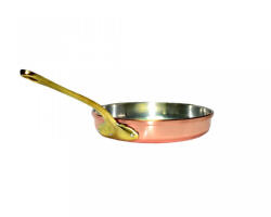 AlmaCozinha Tigaie din Cupru Ø28cm cu Maner din Bronz Profesionala