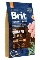  Brit Premium By Nature Felnőtt M csirke 8kg