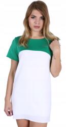 John Zack Krémes-zöld mini ruha John Zack XL (00062940714)