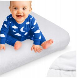 Manufaktura Materacy Joie Kubbie Sleep matracvédő lepedő, fehér, pamut (Prześcieradło na materac 86x50)