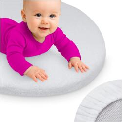 Manufaktura Materacy Inglesina Extra Duo matracvédő lepedő fehér babakocsi gondolához (Prześcieradło na materac 78x32)