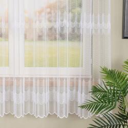 Markizeta Mg függöny 108192 Markizeta Háló Fehér hímzés 180cm magas Ár! ! 0, 5m (108192/020)