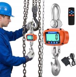 QSKY Elektronikus Akasztós Daru Kampós Mérleg 3000KG Felfüggesztett Tároló 3T (EDJ G10)