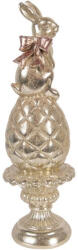 Clayre & Eef Decoratiune Paste polirasina aurie Ø 8x28 cm (6PR6066)
