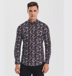 Pako lorente Sötétkék férfi ing sötét virág mintával Pako Lorente 3XL-es méret