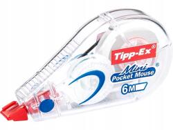 BIC Tipp-Ex Mini Pocket Mouse szalagos korrektor 5 mm x 6 m - Fehér - Kompakt (Korektor w Taśmie Tipp-Ex Mini Pocket Mouse)