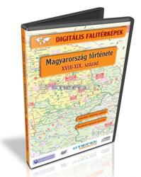  Digitális Térkép - Magyarország története - XVIII-XIX. század (21 térkép) (SLD933-E)