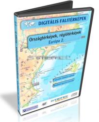  Digitális Térkép - Országtérképek, régiótérképek - Európa 2. (11 térkép) (SLD916-E)
