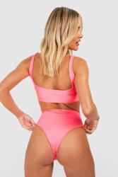 Boohoo rózsaszín neon bikini alsó NG2 ihq M-es méret