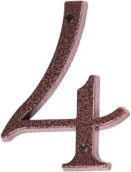  Număr " 4 " cupru antic 120mm (1107)