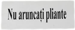KĽUČKA Autocolant adeziv „Nu introduceți pliante pentru cutia poștală (3087)