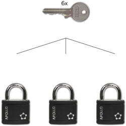  RV. APOLLO. 35. SET3. CRN set lacăte (2717)