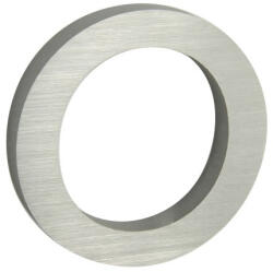 Richter Czech RN. 100LV. 0. AL. STR număr "O" argintiu (1015)