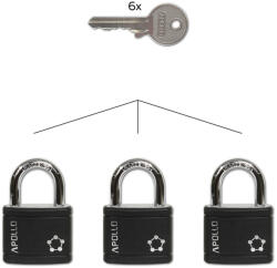  RV. APOLLO. 40. SET3. CRN set lacăte (2720)