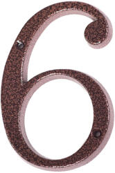  Număr " 6 " cupru antic 120mm (1109)